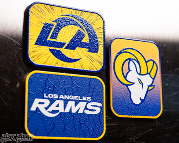 Los Angeles Rams - SET of 3 Magnets