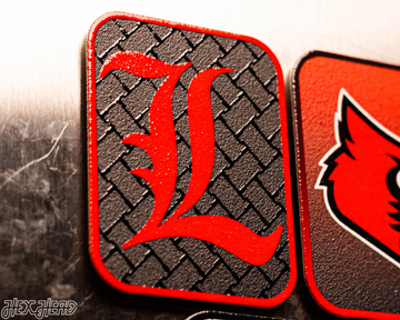 Louisville Cardinals - SET of 3 Magnets