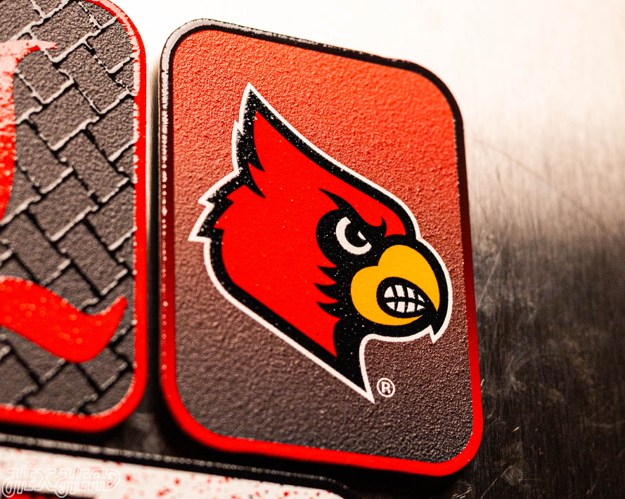 Louisville Cardinals - SET of 3 Magnets
