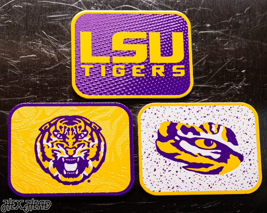 LSU Tigers - SET of 3 Magnets