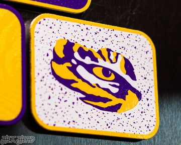 LSU Tigers - SET of 3 Magnets