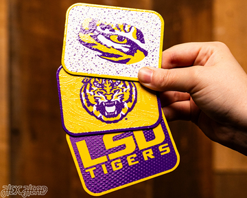 LSU Tigers - SET of 3 Magnets