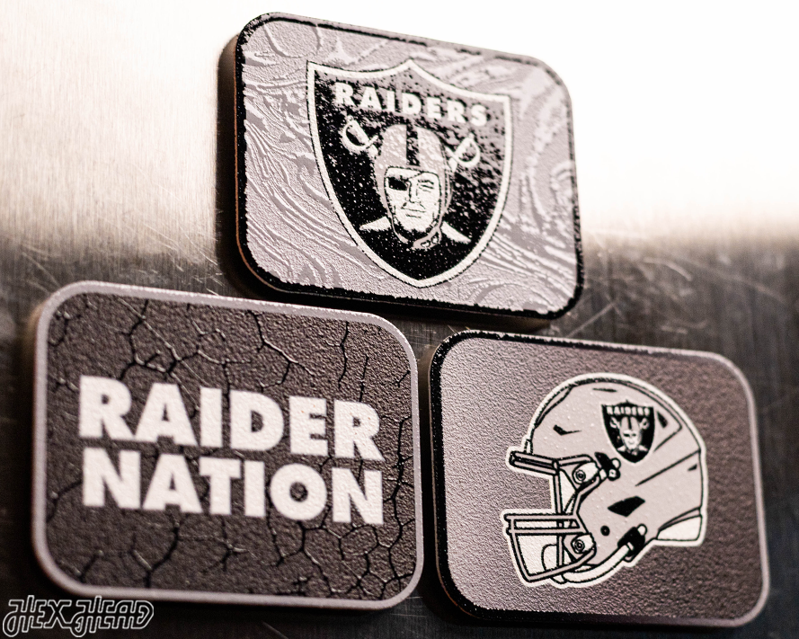 Las Vegas Raiders  - SET of 3 Magnets