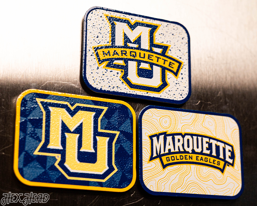 Marquette University - SET of 3 Magnets
