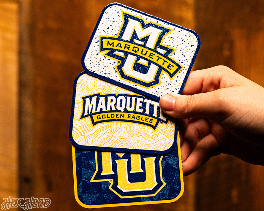 Marquette University - SET of 3 Magnets