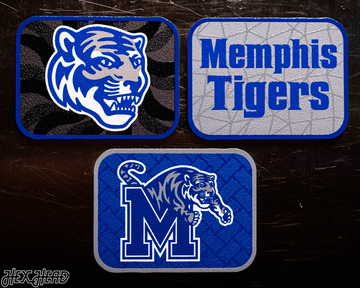 Memphis Tigers - SET of 3 Magnets
