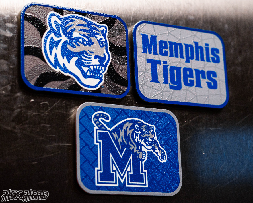 Memphis Tigers - SET of 3 Magnets