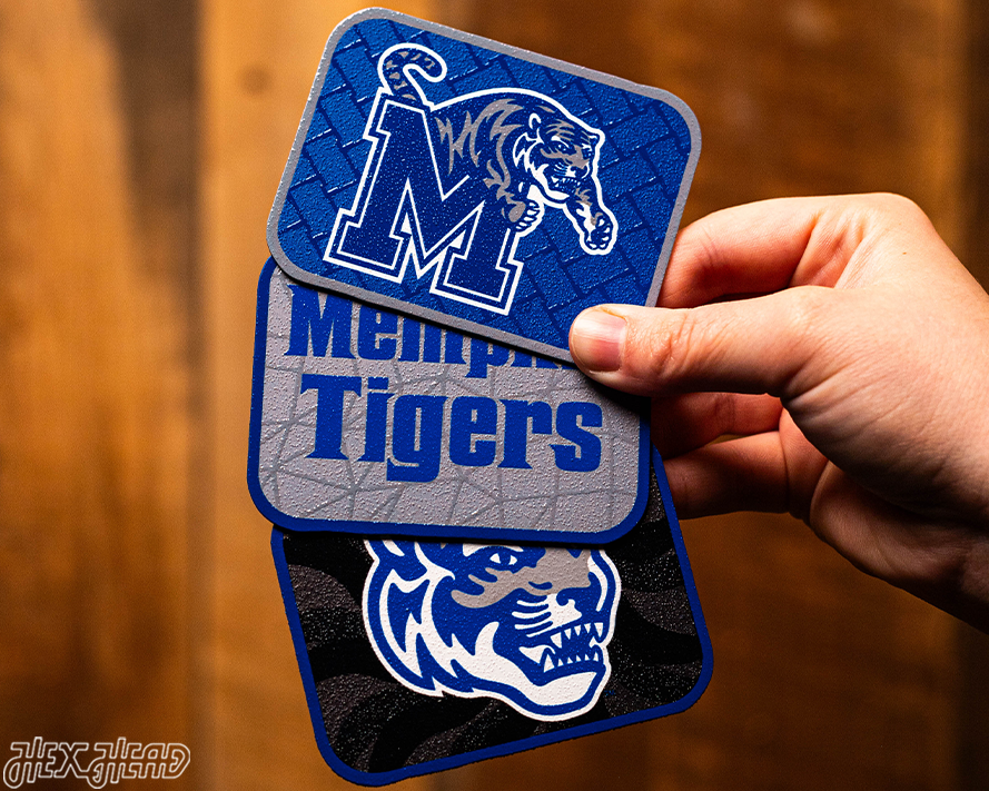 Memphis Tigers - SET of 3 Magnets