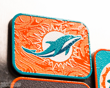Miami Dolphins - SET of 3 Magnets