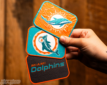 Miami Dolphins - SET of 3 Magnets