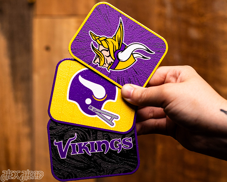 Minnesota Vikings - SET of 3 Magnets