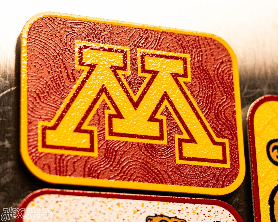 Minnesota Golden Gophers - SET of 3 Magnets