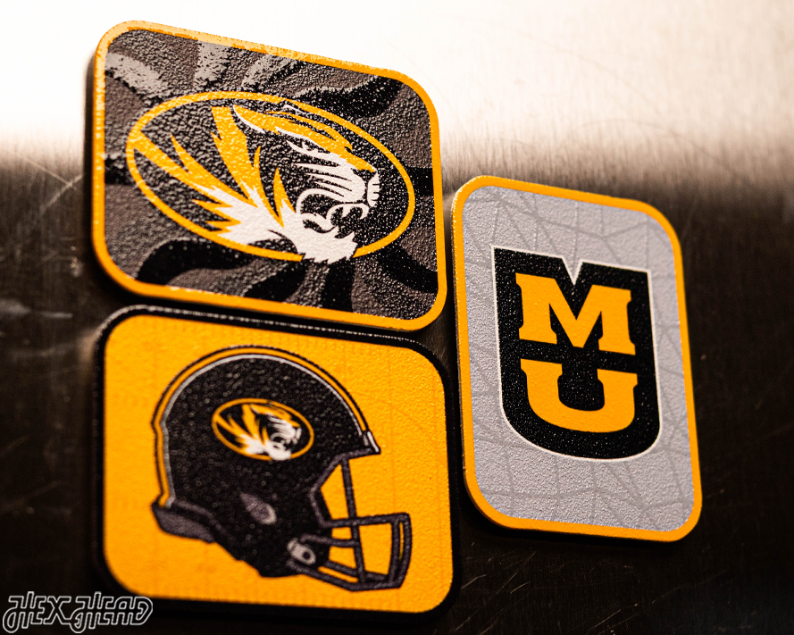 Missouri Tigers - SET of 3 Magnets