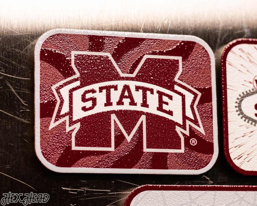 Mississippi State Bulldogs - SET of 3 Magnets