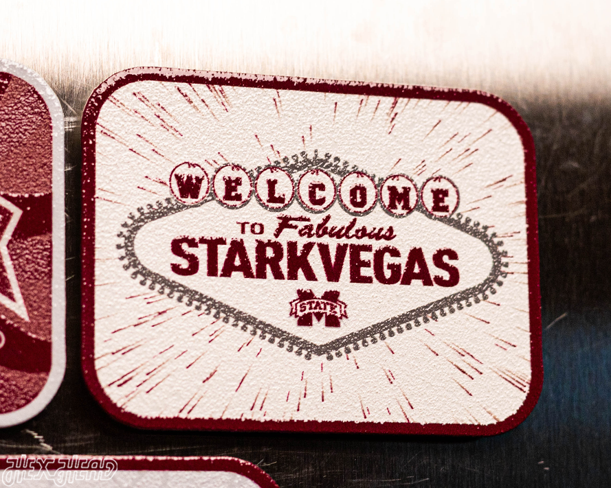 Mississippi State Bulldogs - SET of 3 Magnets