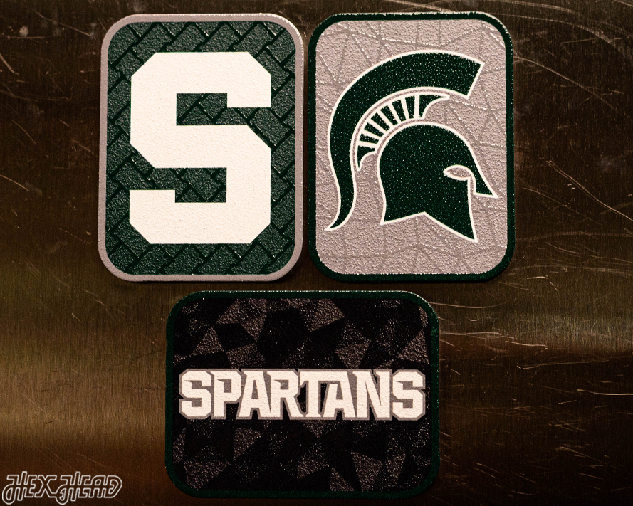 Michigan State Spartans - SET of 3 Magnets
