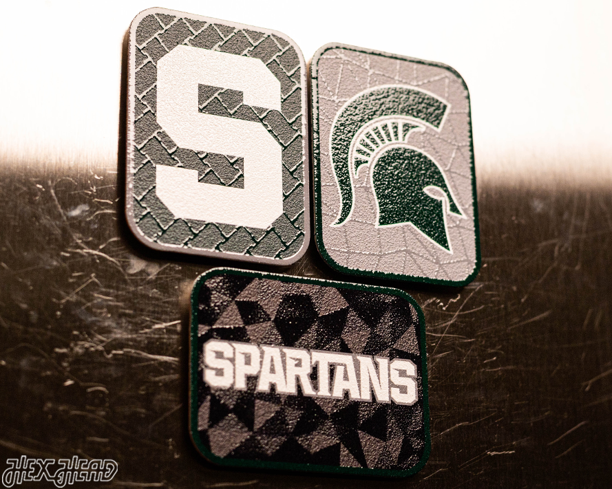 Michigan State Spartans - SET of 3 Magnets