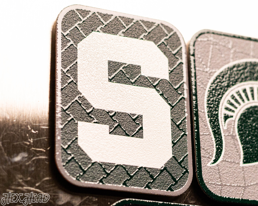 Michigan State Spartans - SET of 3 Magnets