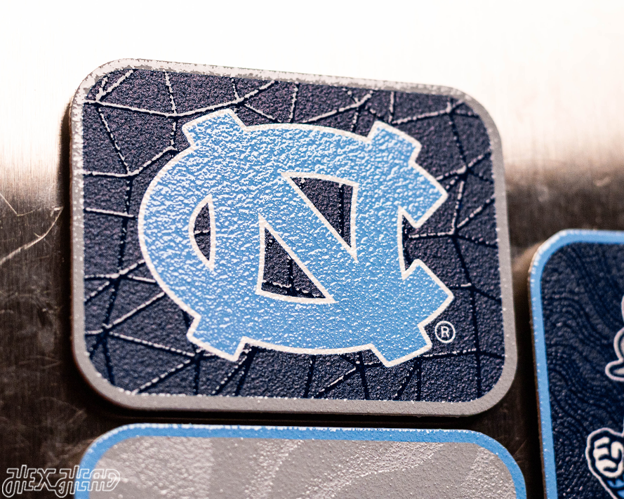North Carolina Tar Heels - SET of 3 Magnets