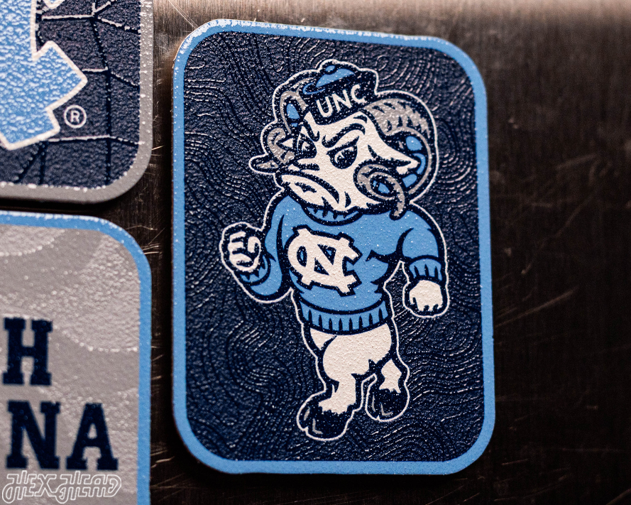North Carolina Tar Heels - SET of 3 Magnets