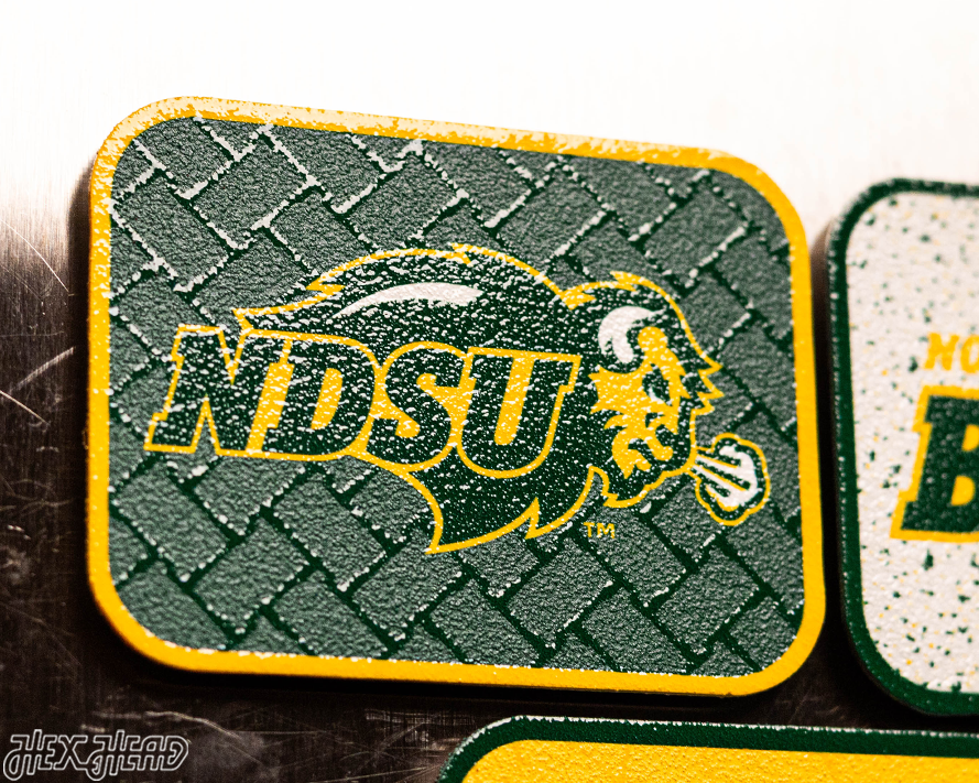 North Dakota State Bison - SET of 3 Magnets