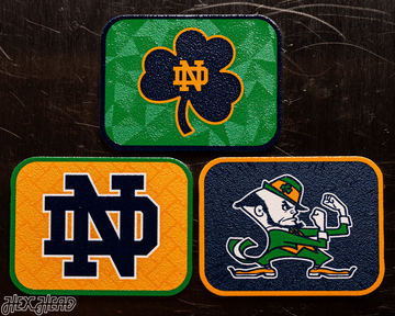 Notre Dame Fighting Irish - SET of 3 Magnets