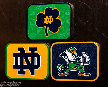 Notre Dame Fighting Irish - SET of 3 Magnets