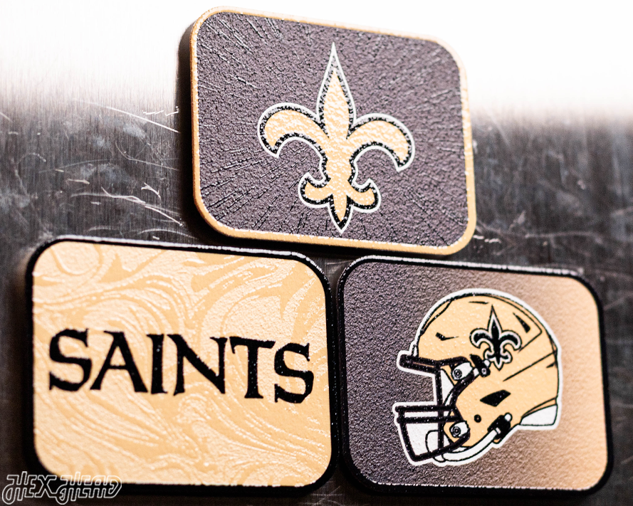 New Orleans Saints - SET of 3 Magnets