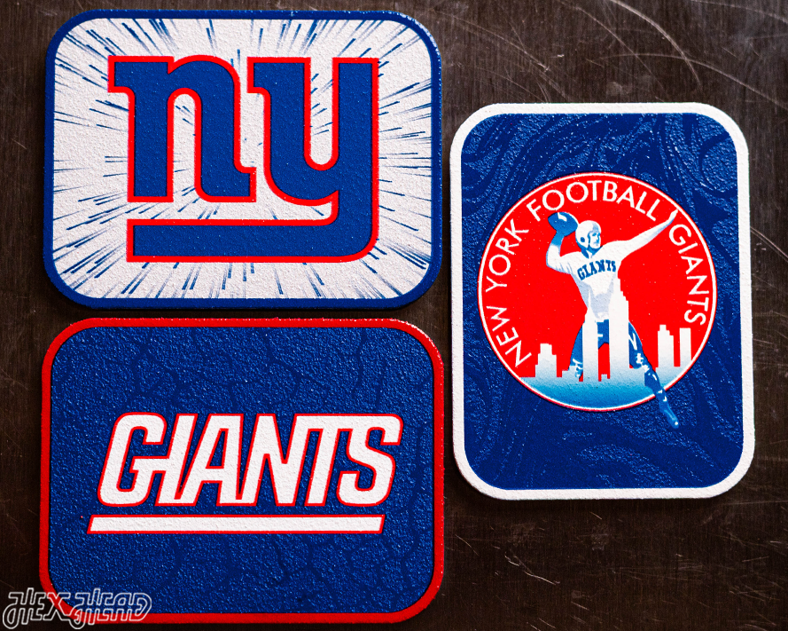 New York Giants - SET of 3 Magnets