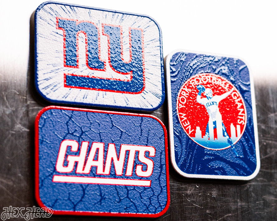 New York Giants - SET of 3 Magnets