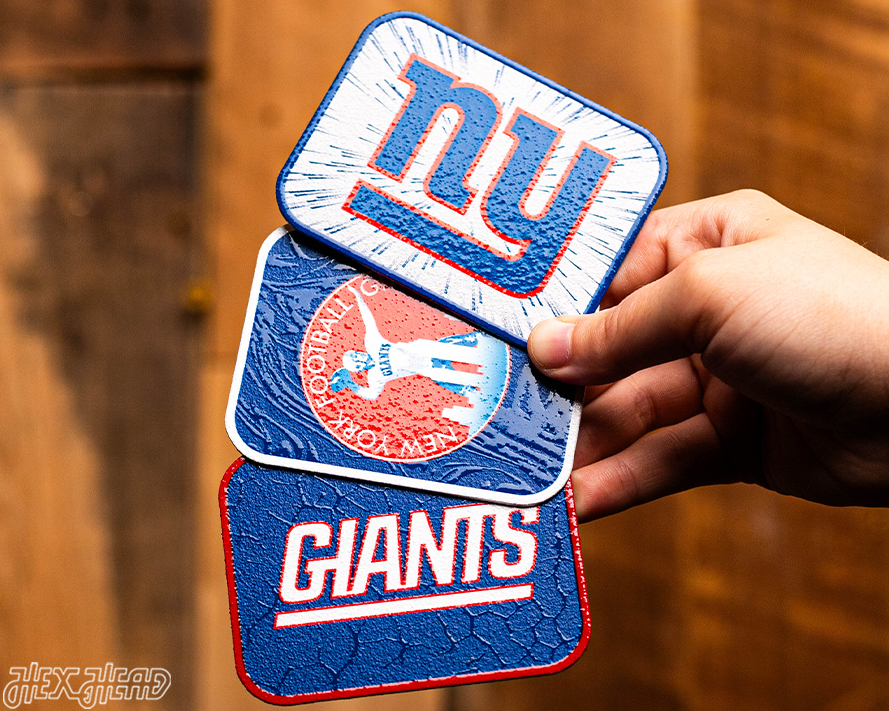 New York Giants - SET of 3 Magnets