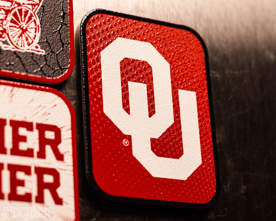 Oklahoma Sooners - SET of 3 Magnets