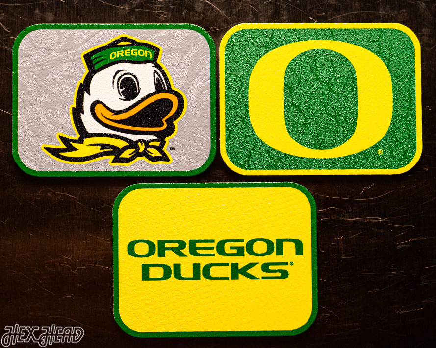 Oregon Ducks - SET of 3 Magnets