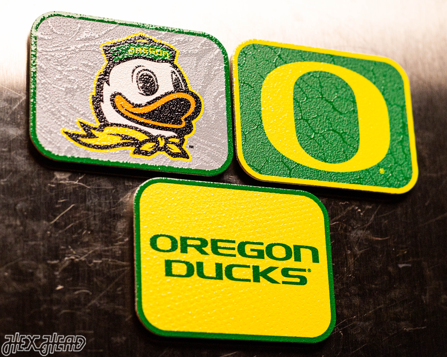 Oregon Ducks - SET of 3 Magnets