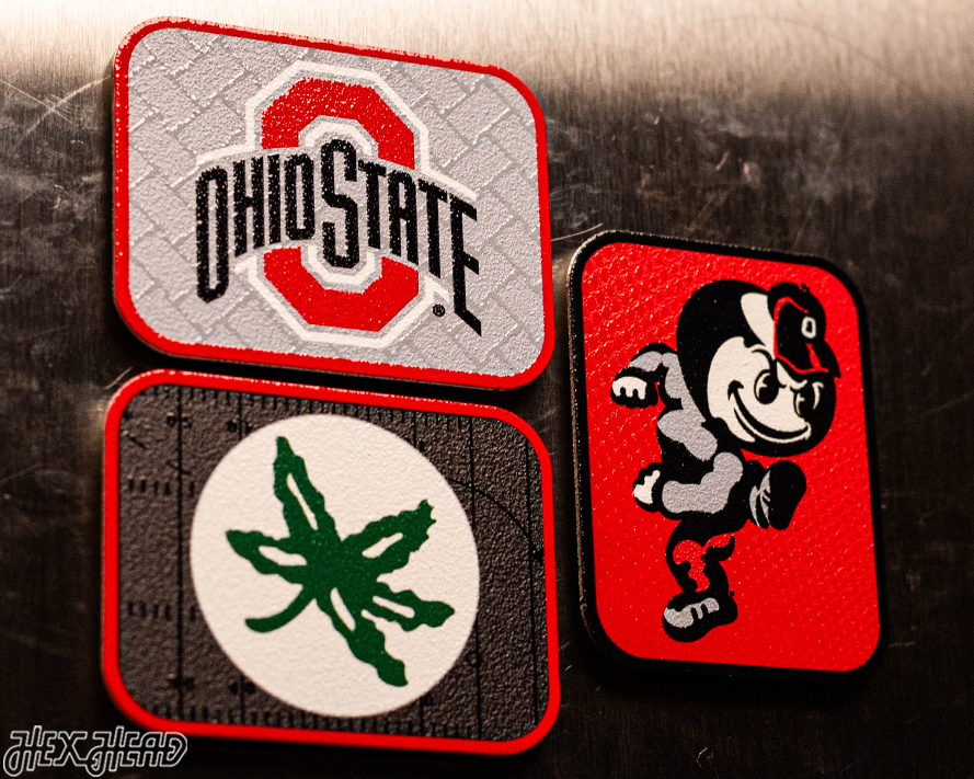 Ohio State Buckeyes - SET of 3 Magnets