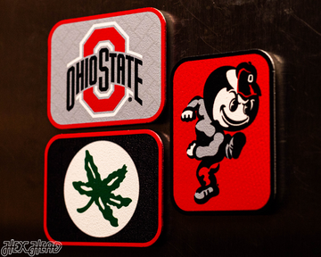 Ohio State Buckeyes - SET of 3 Magnets