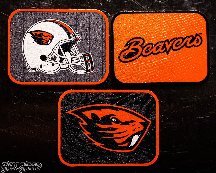 Oregon State Beavers - SET of 3 Magnets