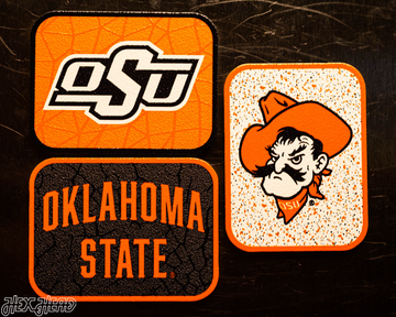 Oklahoma State Cowboys - SET of 3 Magnets