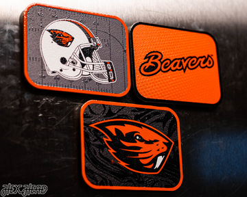 Oregon State Beavers - SET of 3 Magnets