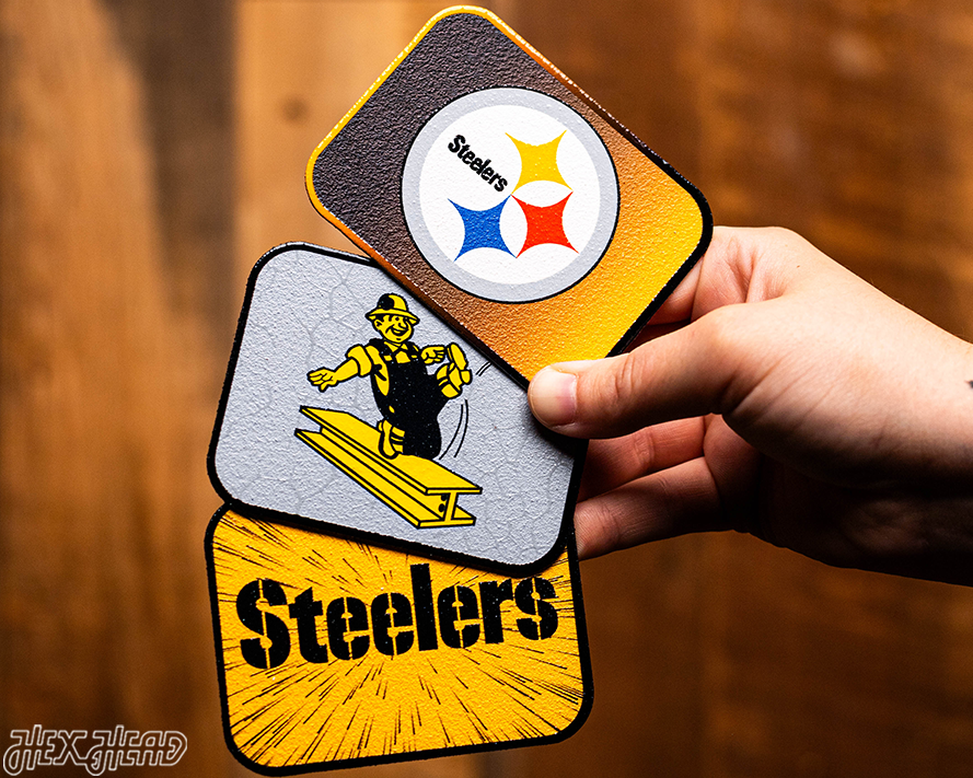 Pittsburgh Steelers - SET of 3 Magnets