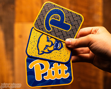 Pittsburgh Panthers - SET of 3 Magnets