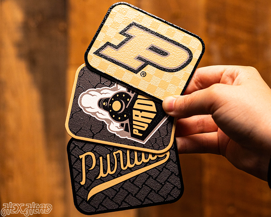 Purdue Boilermakers - SET of 3 Magnets