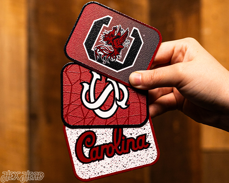 South Carolina Gamecocks - SET of 3 Magnets