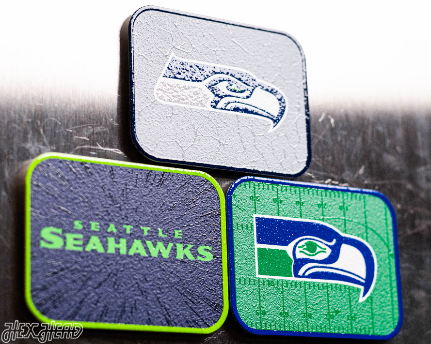 Seattle Seahawks - SET of 3 Magnets