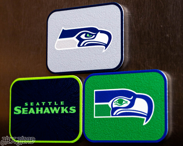 Seattle Seahawks - SET of 3 Magnets