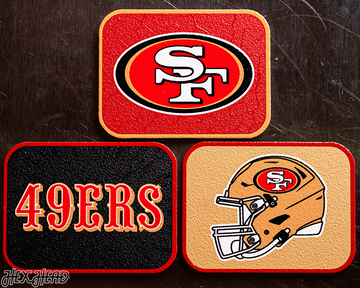 San Francisco 49ers - SET of 3 Magnets