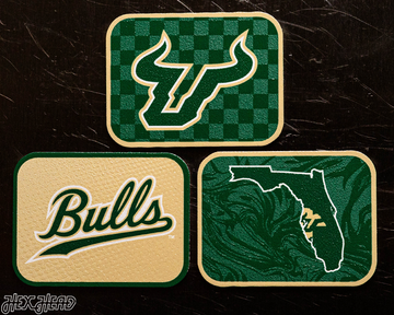 South Florida Bulls - SET of 3 Magnets