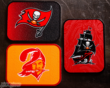 Tampa Bay Buccaneers - SET of 3 Magnets
