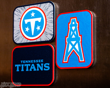 Tennessee Titans - SET of 3 Magnets