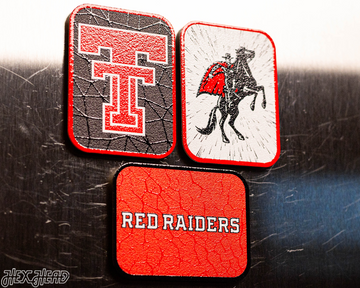 Texas Tech Red Raiders - SET of 3 Magnets